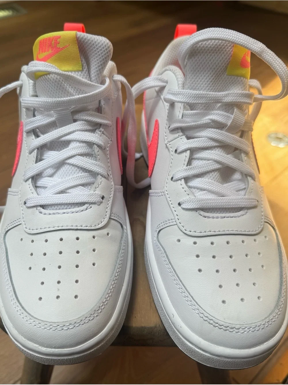Nike Court Youth white and pink